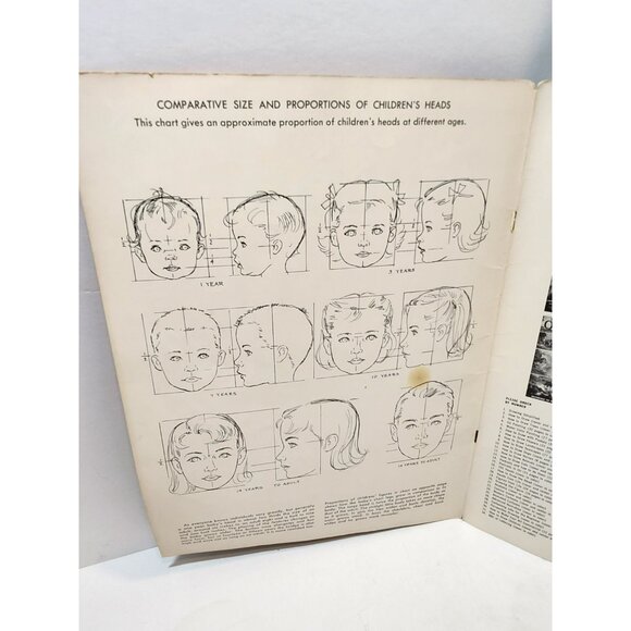 Vintage How To Draw and Paint Children by Viola French Art Instruction Book - Picture 5 of 8